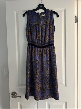 Etro Milano Silk Paisley A-Line Dress Sz 42IT/US M 6-8